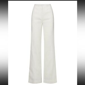 Veronica Beard Jude Linen Wide Leg Pant